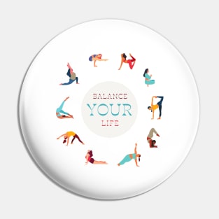 Balance Your Life Pin