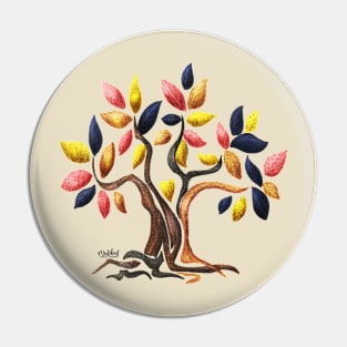 Colorful tree of life Pin