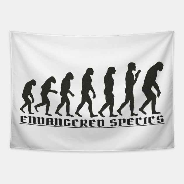 Funny Evolution Theory Humor Tapestry by PlanetMonkey