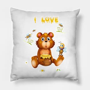 I love honey Pillow