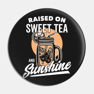 Sweet Tea and Sunshine Southern Girls Sweet Tea Mason Jar Pin