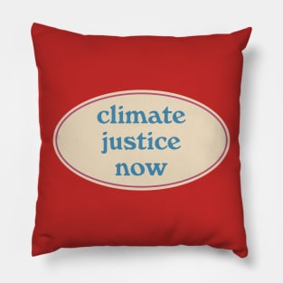 Climate Justice Now Pillow