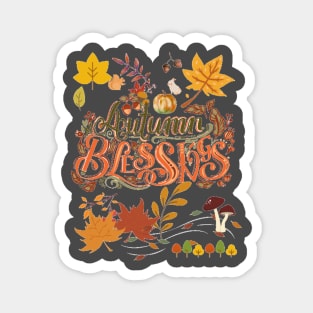 Autumn blessings Magnet