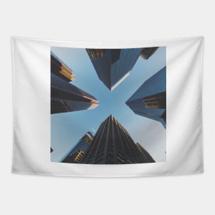 High Rise Sky Scrapers Tapestry