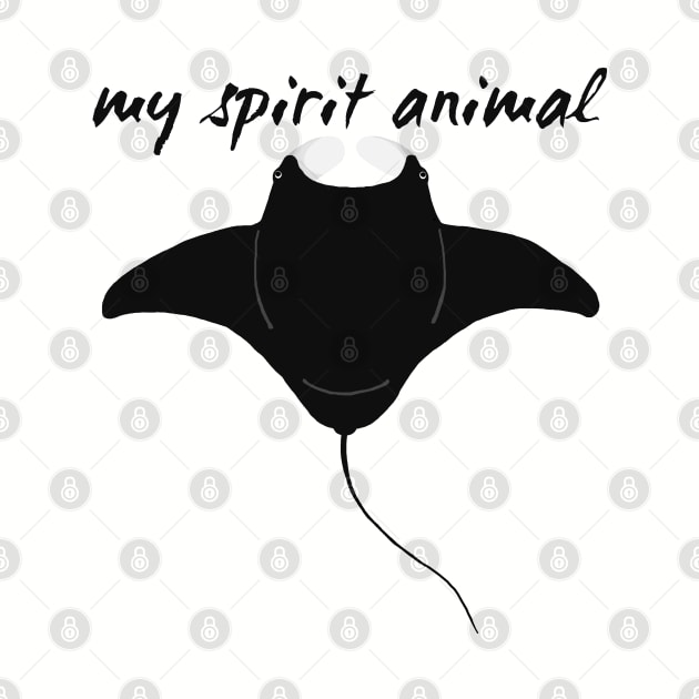 My Spirit Animal is a Manta Ray by QuasaiBonsai