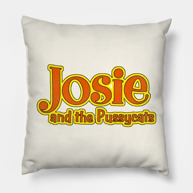 Josie and the Pussycats Pillow by darklordpug