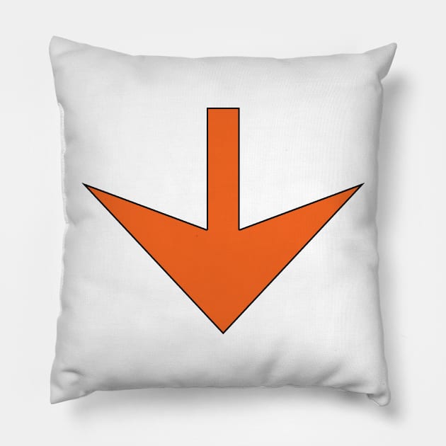 Yamato Orange Pillow by GloopTrekker