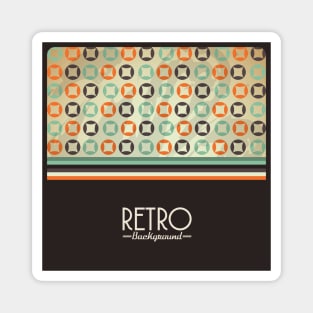 Retro Background Magnet