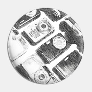 Vintage Cameras Pin