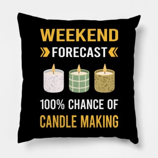 Weekend Forecast Candle Making Candles Pillow