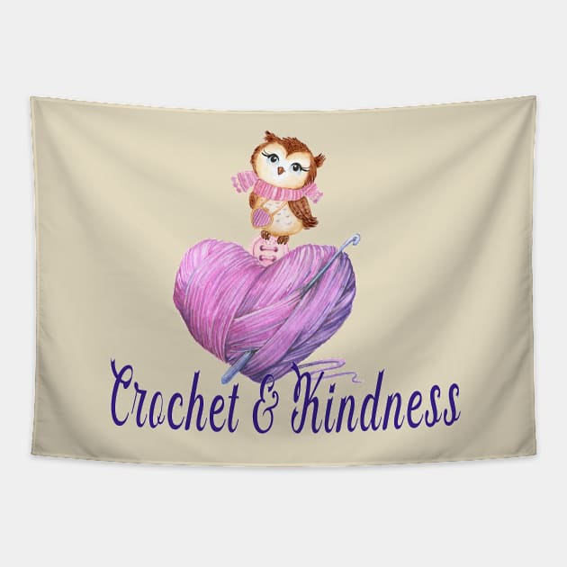 crochet & Kindness Tapestry by sharanarnoldart