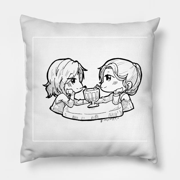 Date Night Pillow by riozaki21