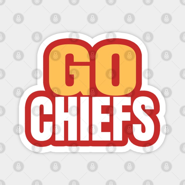 Go Chiefs Magnet by FootballBum