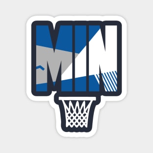Throwback Minnesota Basketball Magnet