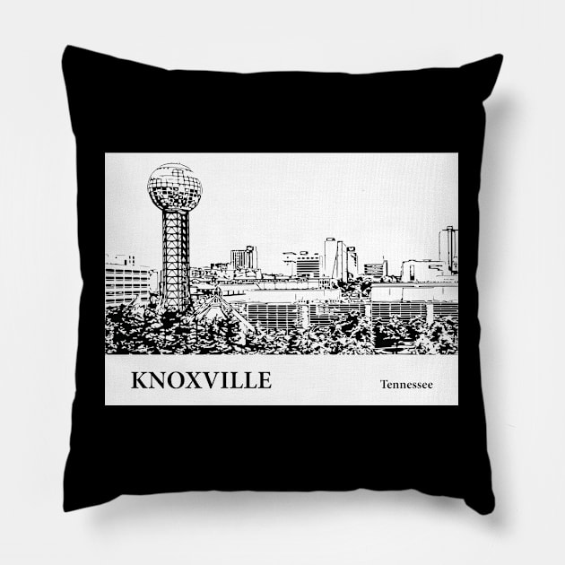 Knoxville - Tennessee Pillow by Lakeric