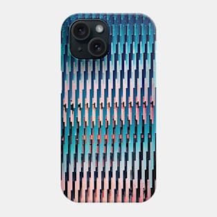 Pink/Blue Glitch #1 - Contemporary Exclusive Modern Design Phone Case