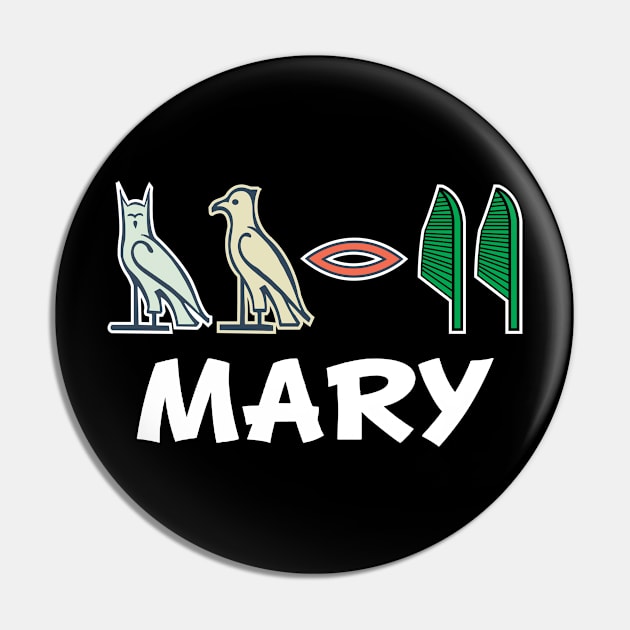 MARY-American names in hieroglyphic letters,  a Khartouch Pin by egygraphics