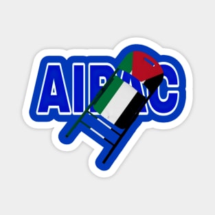 Folding Chair To The Israel Lobby - Palestinian Flag - Back Magnet