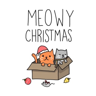 Meowy Christmas T-Shirt