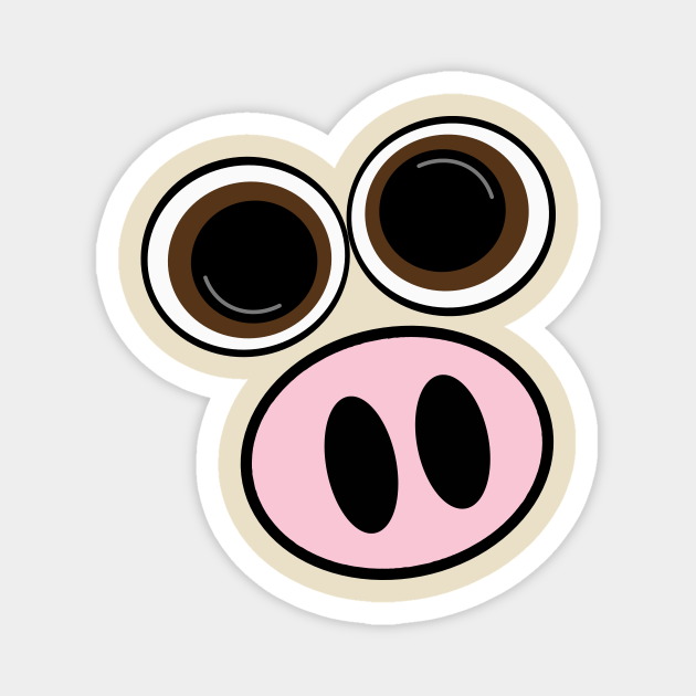 Cow eyes and snout - Cow - Magnet | TeePublic Cow eyes and snout - Cow - Magnet | TeePublic