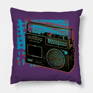 Rock N Roll Radio Pillow