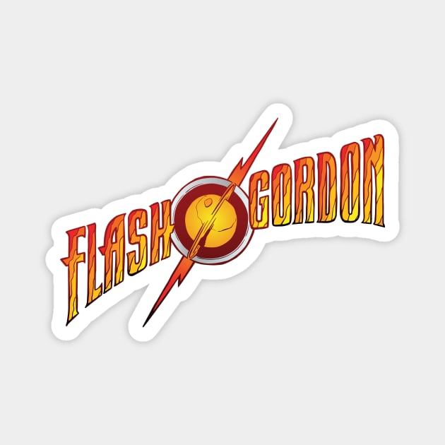 Flash Gordon Magnet by Baddest Shirt Co.