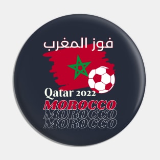 Morocco Qatar World Cup 2022 Pin