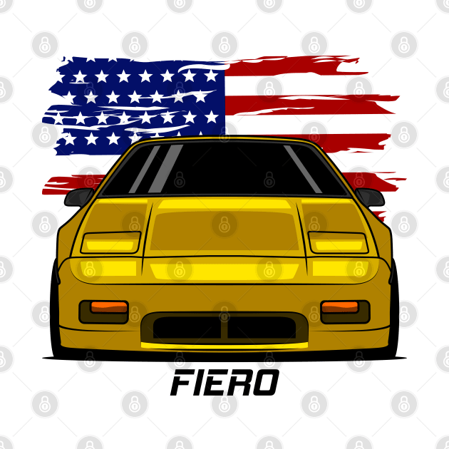 Front Yellow Fiero by GoldenTuners