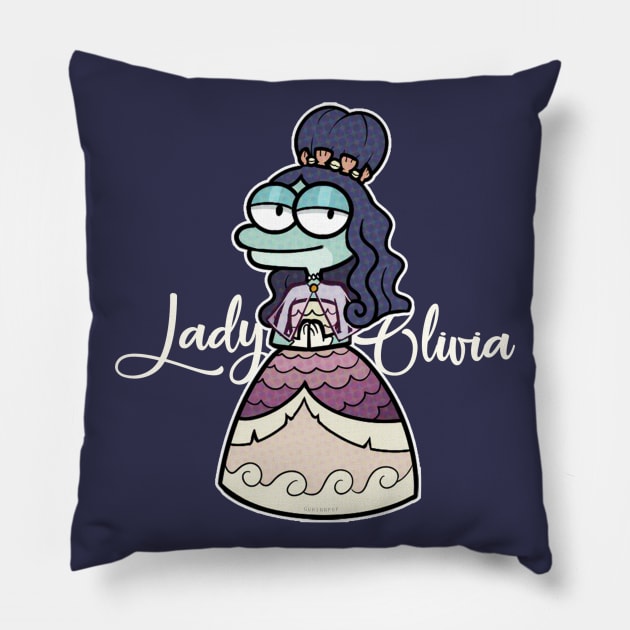 Lady Olivia Pillow by Gurinn