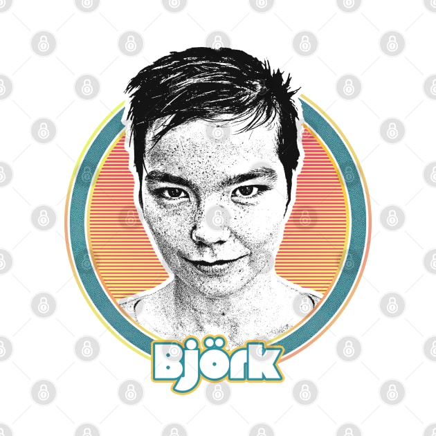Björk //// Retro Style Fan Art Design by DankFutura