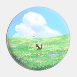 Meadow Cat Pin