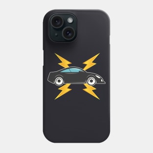 E Car powered by Electricity Phone Case