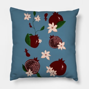 Pattern with pomegranate fruits Pillow