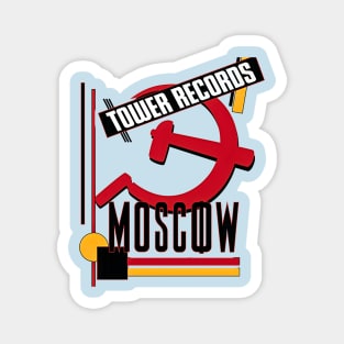 Tower Records Moscow Retro Vintage Magnet