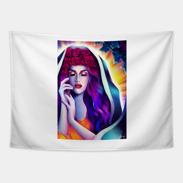 Holy Adore Tapestry by AlfredoV90