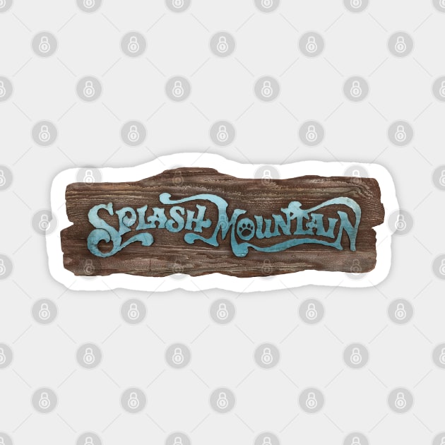 Splash Mountain Magnet by VirGigiBurns