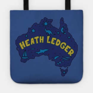 AUSSIE MAP HEATH LEDGER Tote