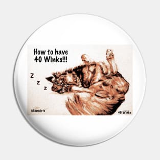 Friendly, lovable dog having 40 Winks ( a snooze) A portrait by #AllansArts Pin