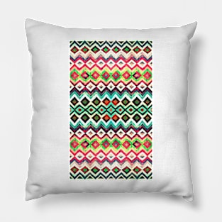 Navajo Colors 15 by Hypersphere Pillow