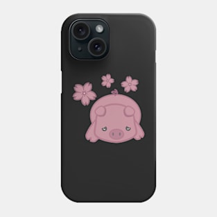 Gloomy Pleasantly Plump Piggy Phone Case