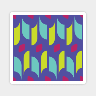 Abstract shapes pattern 02 Magnet