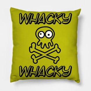 Whacky skull crazy skull birthday gift shirt 2 Pillow