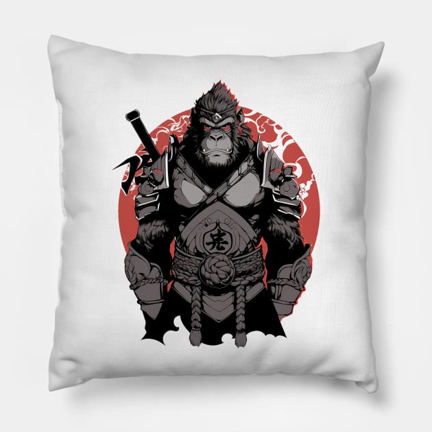 gorilla Pillow by fancy ghost