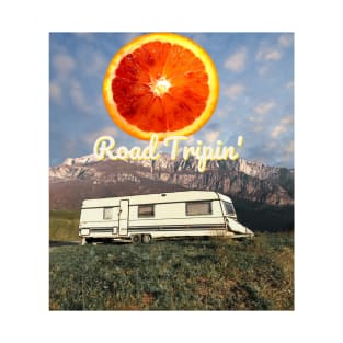 Road Tripping Into The Wild Collage T-Shirt