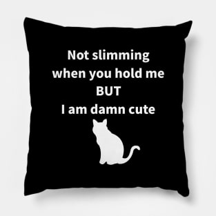 I LOVE WHITE CAT BECAUSE... Pillow