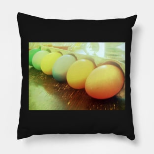 Pastel Easter Eggs Pillow