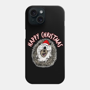 Christmas Hedgehog African Pygmy Santa Hat Xmas 2021 Phone Case