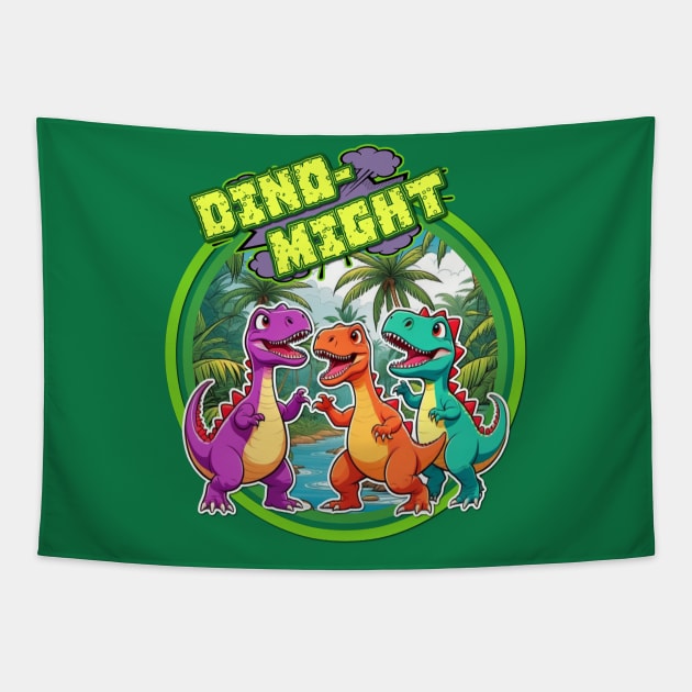 Dino-Might Tapestry by David Hurd Designs