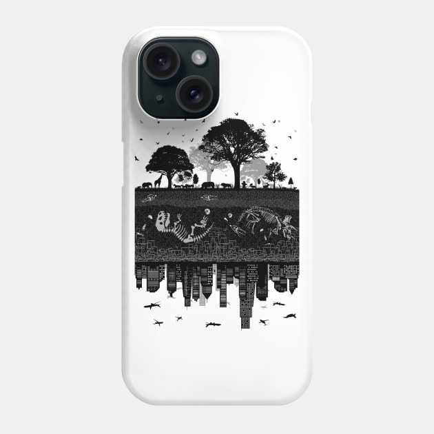 Earth Timelines Phone Case by Elefunk