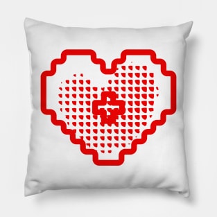 Hearts Valentines Day, Valentines Day, 3D Heart Shirt, Cute Valentine Shirt, Valentines Day Gift, Cheetah Valentine Pillow